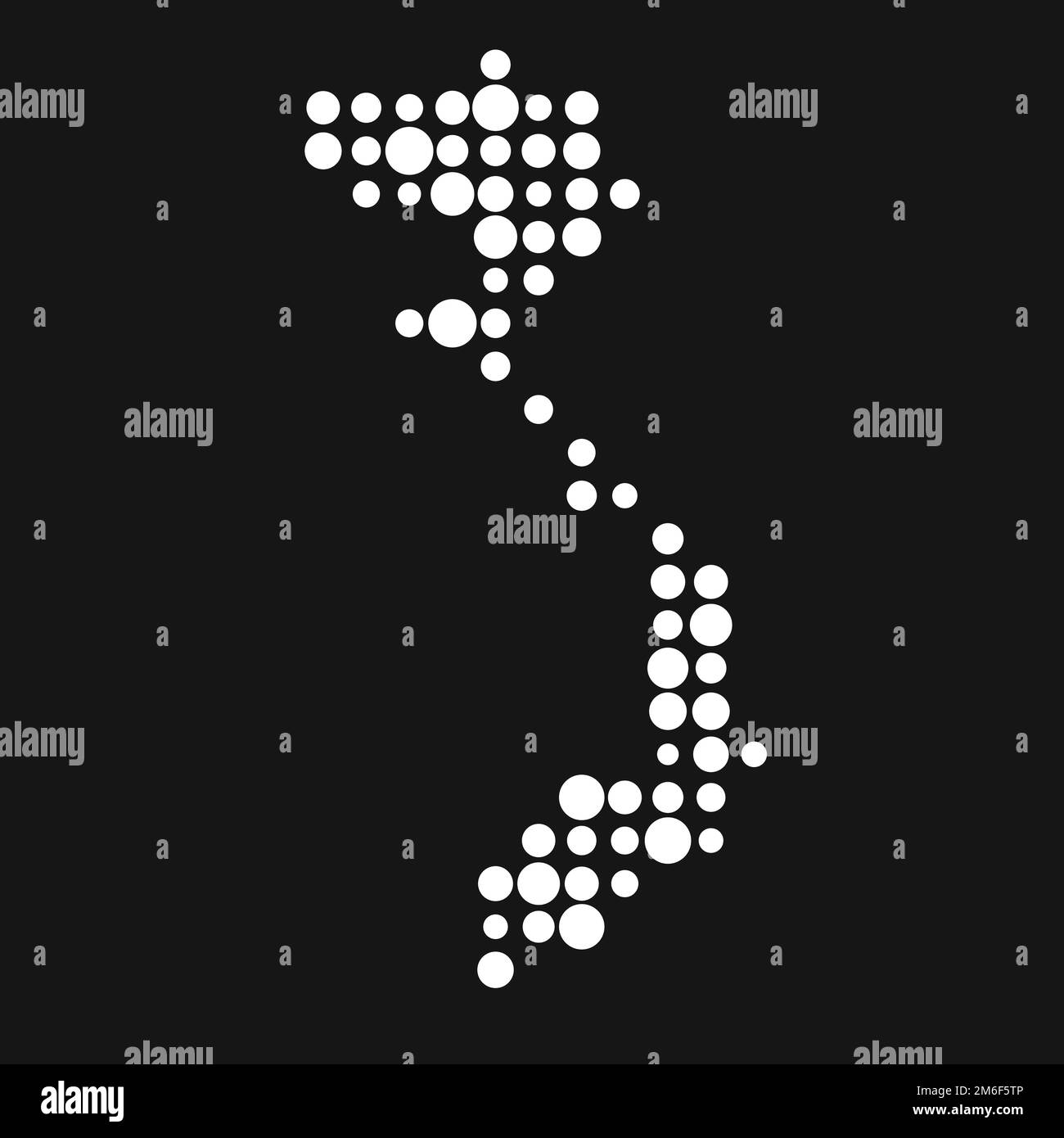 Vietnam Map Silhouette illustration de motif génératif pixelisé Illustration de Vecteur