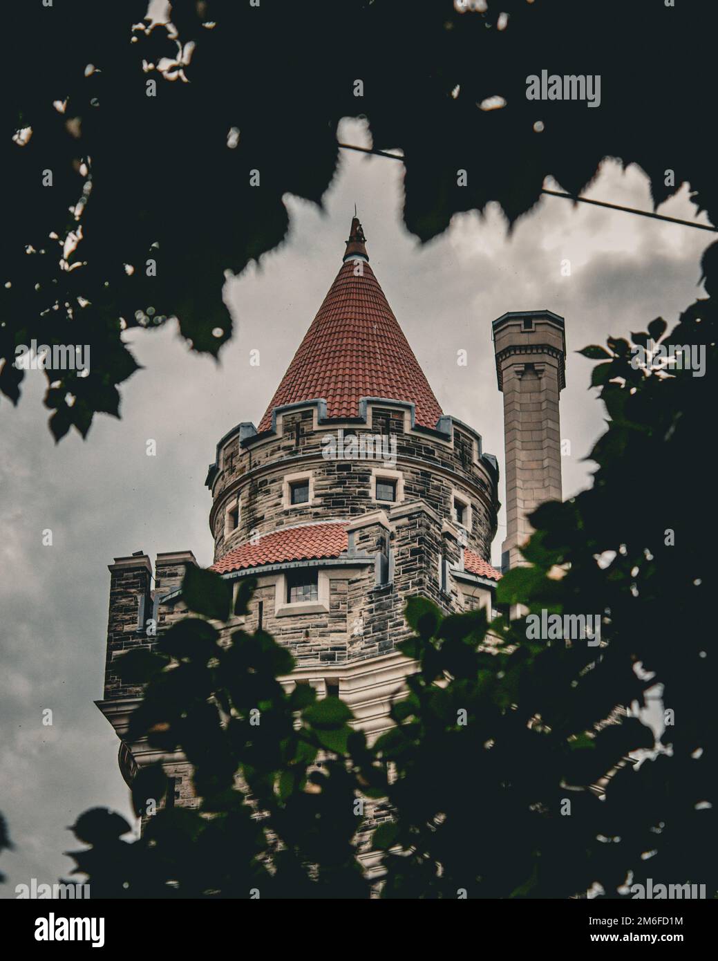 Vue sur le château Banque D'Images