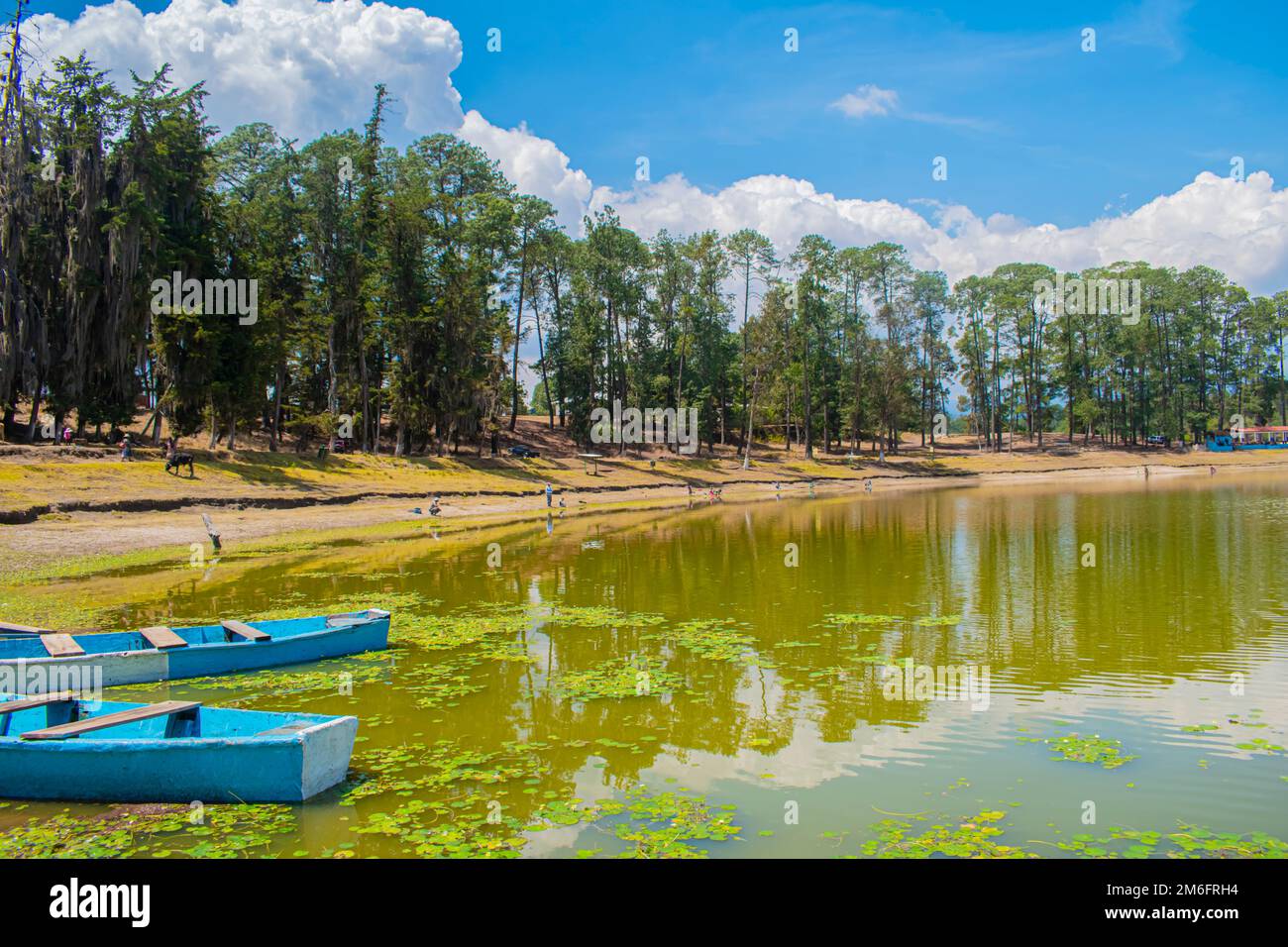 lago de quiche hermoso paisaje. Quiche, Guatemala Banque D'Images