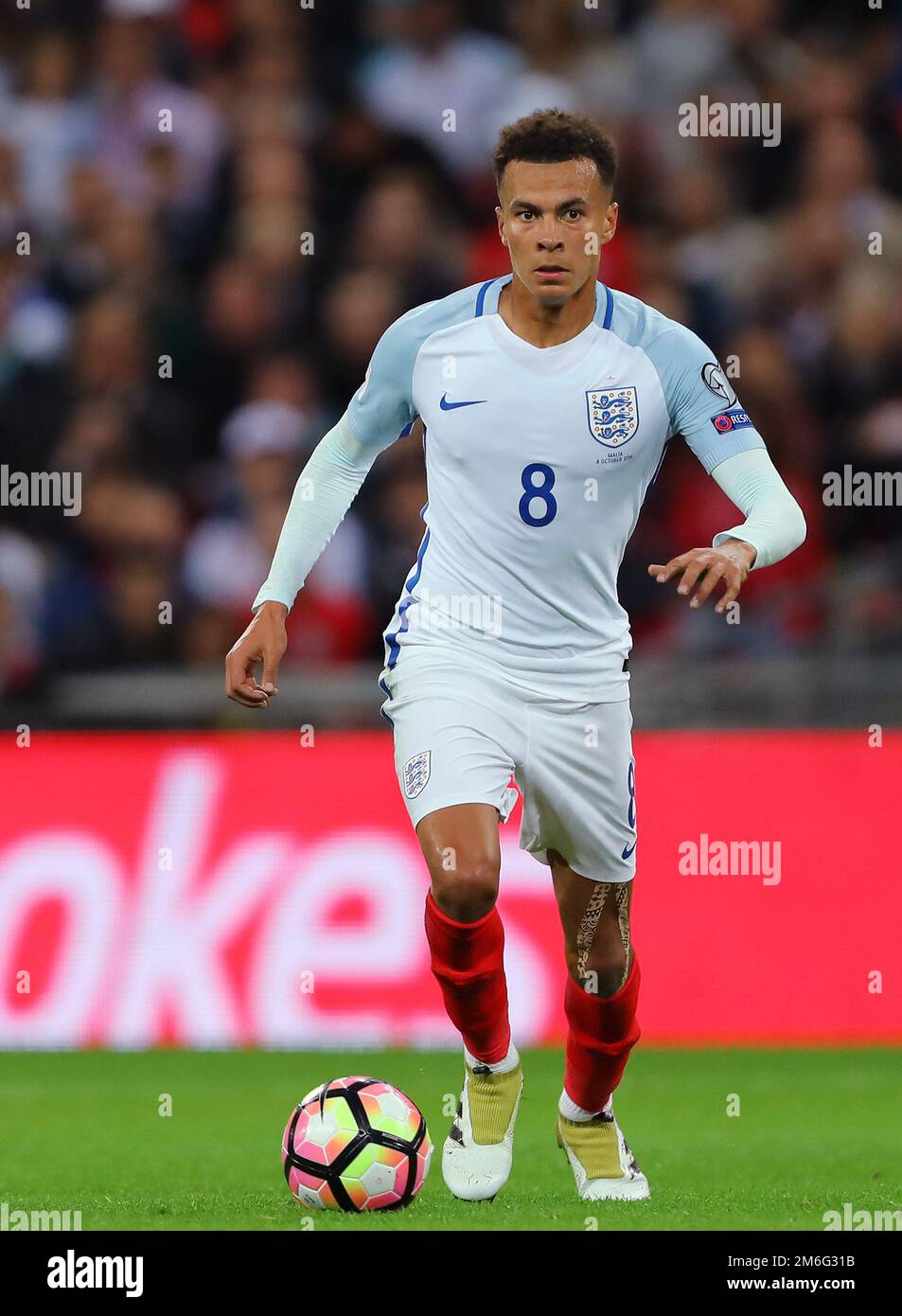 DELE Alli d'Angleterre - Angleterre contre Malte, FIFA 2018 World Cup Qualiting Group F, Wembley Stadium, Londres - 8th octobre 2016. Banque D'Images