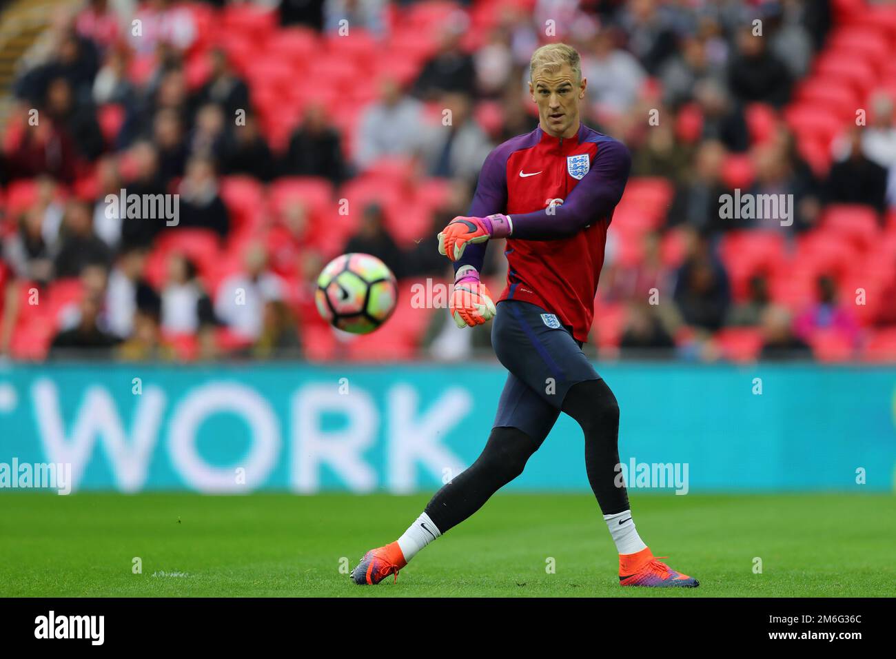 Joe Hart d'Angleterre - Angleterre contre Malte, FIFA 2018 World Cup Qualiting Group F, Wembley Stadium, Londres - 8th octobre 2016. Banque D'Images