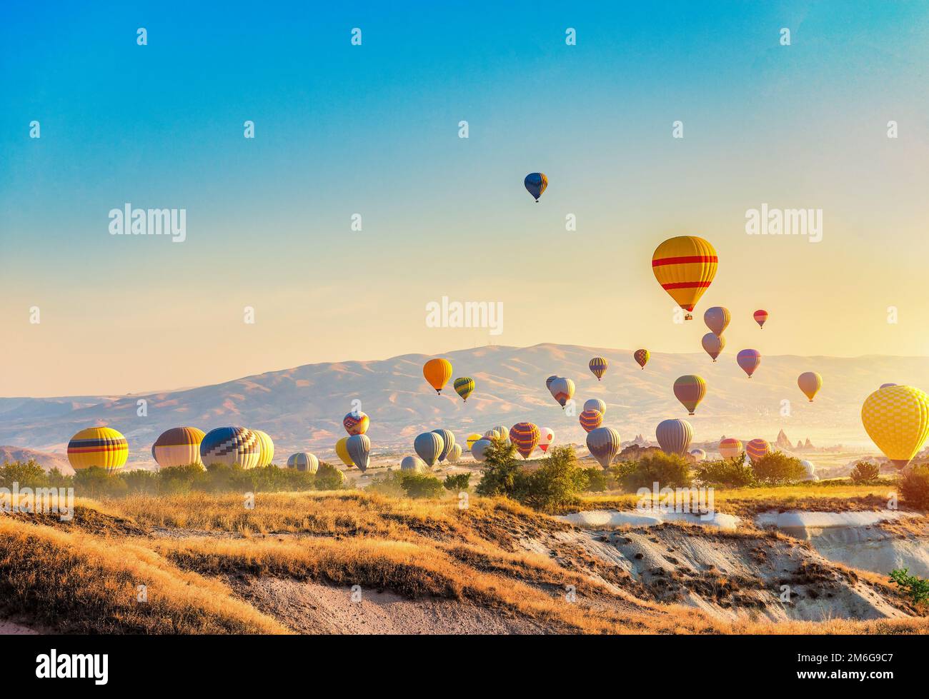 Ballons de soleil et d'air Banque D'Images