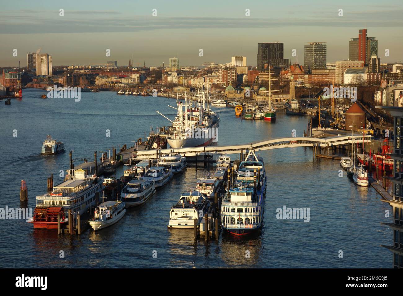 Port de Hambourg Banque D'Images