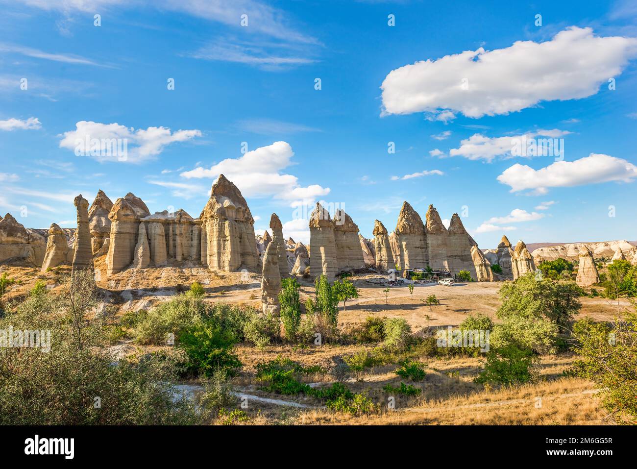 Chaîne de montagnes de Cappadocien Banque D'Images
