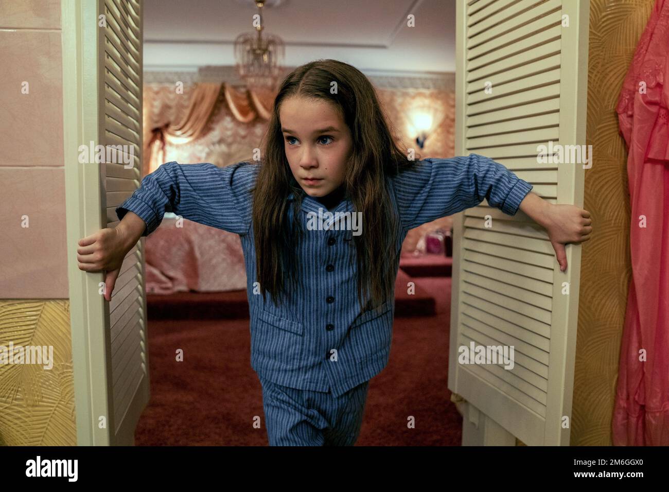 Matilda la comédie musicale Alisha Weir Banque D'Images