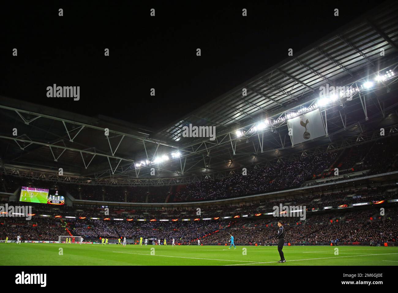 Stade de Wembley - Tottenham Hotspur v KAA Gent, UEFA Europa League, Round of 32, second Leg, stade de Wembley, Londres - 23rd février 2017. Banque D'Images