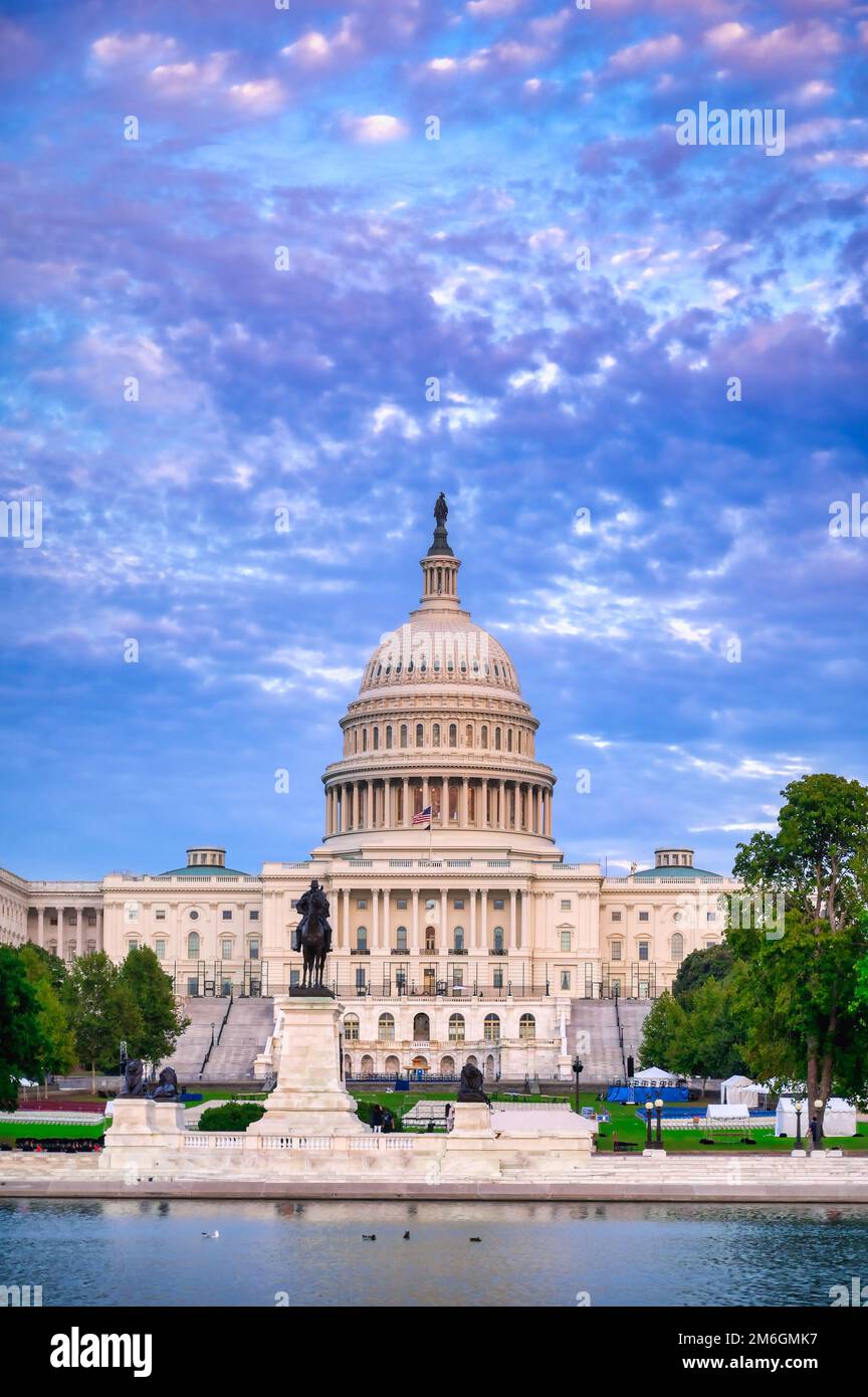 Le Capitole des États-Unis à Washington, D.C. Banque D'Images