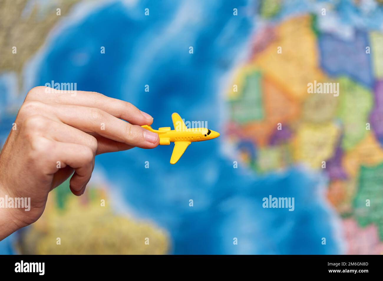 Concept: Vols internationaux à bord d'avions d'affrètement et de voyages Banque D'Images