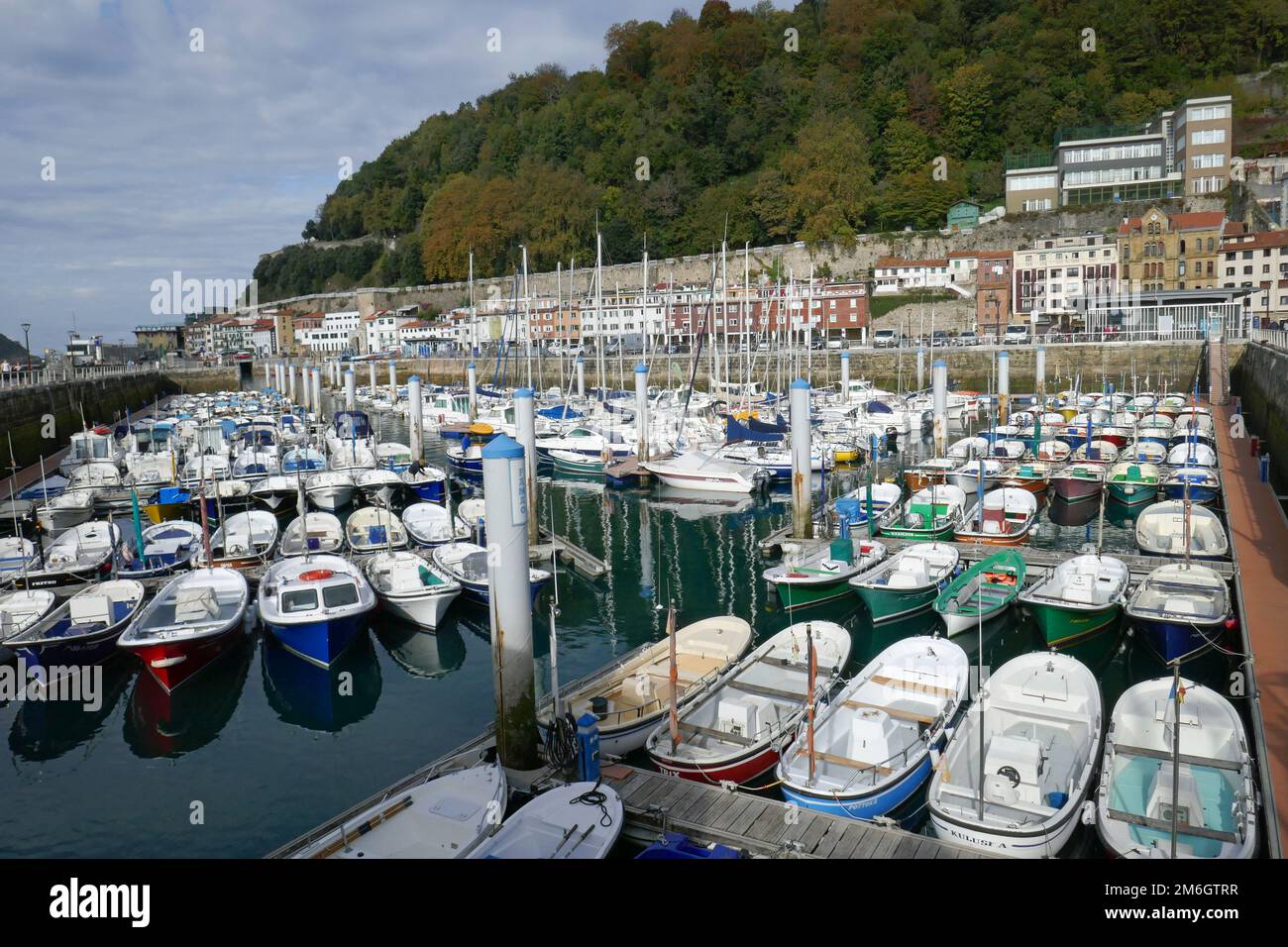 Port de pêche de San Sebastian Banque D'Images