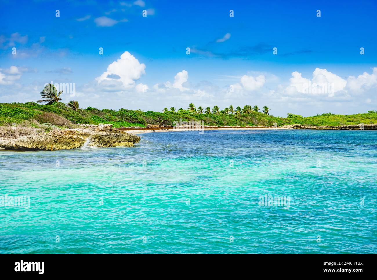 Petite île inhabitée de Catalinita Banque D'Images