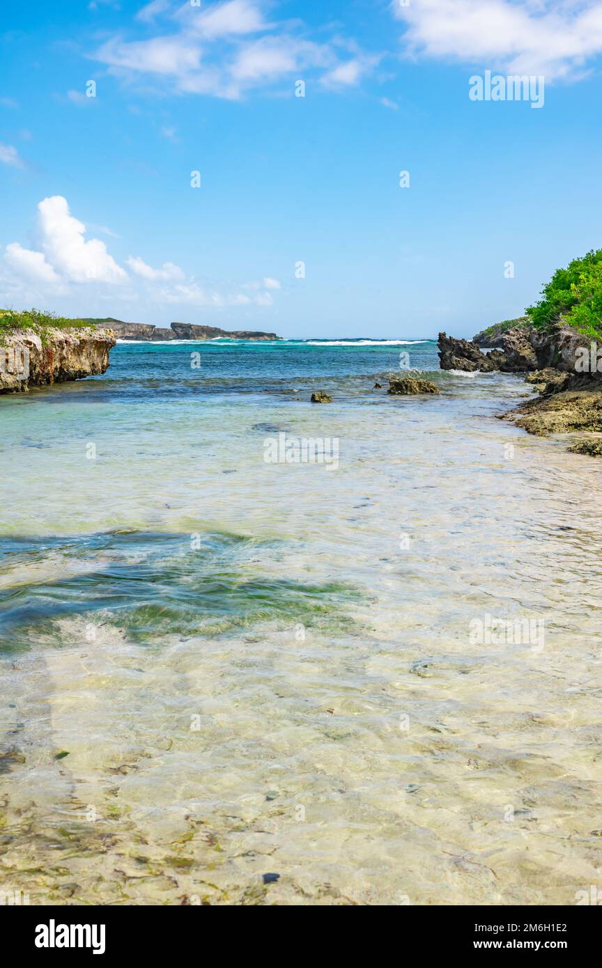 Petite île inhabitée de Catalinita Banque D'Images