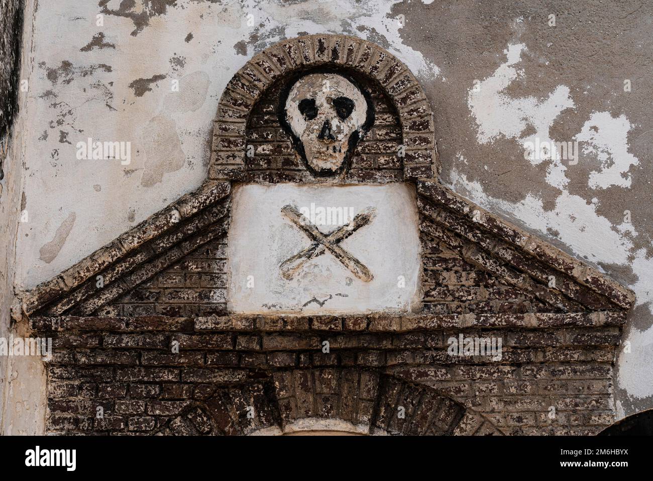 Cr?�ne, entr?�e au donjon, ch?�teau d'Elmina, St. Ch?�teau de George, forteresse, ch?�teau esclave 
