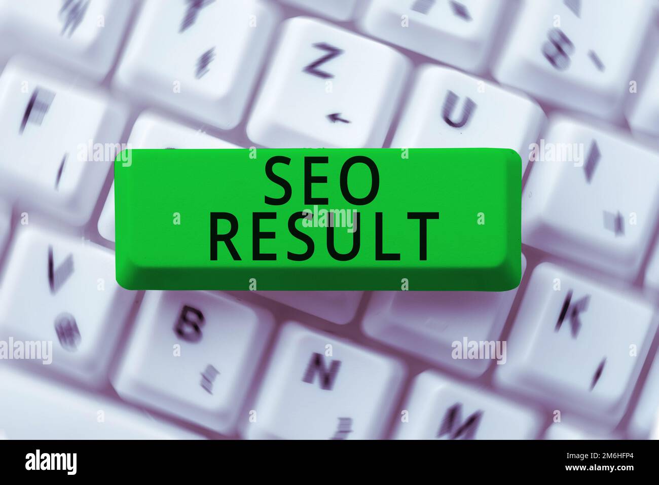 Légende de texte présentant le résultat Seo. Photo conceptuelle la liste créée par les moteurs de recherche en réponse à une requête Banque D'Images