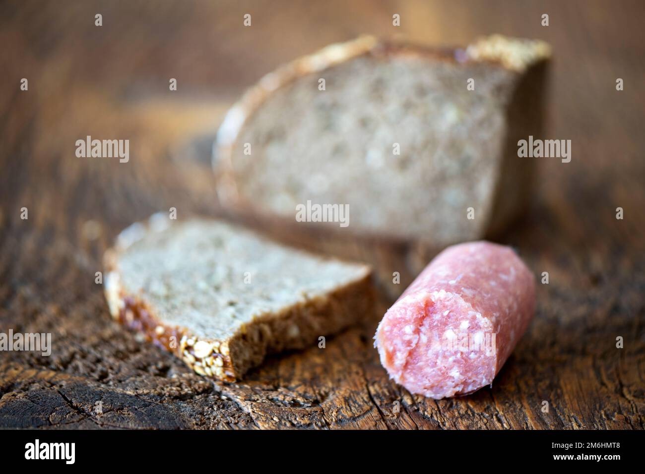 Saucisse de porc au persil mettwurst Banque de photographies et d ...