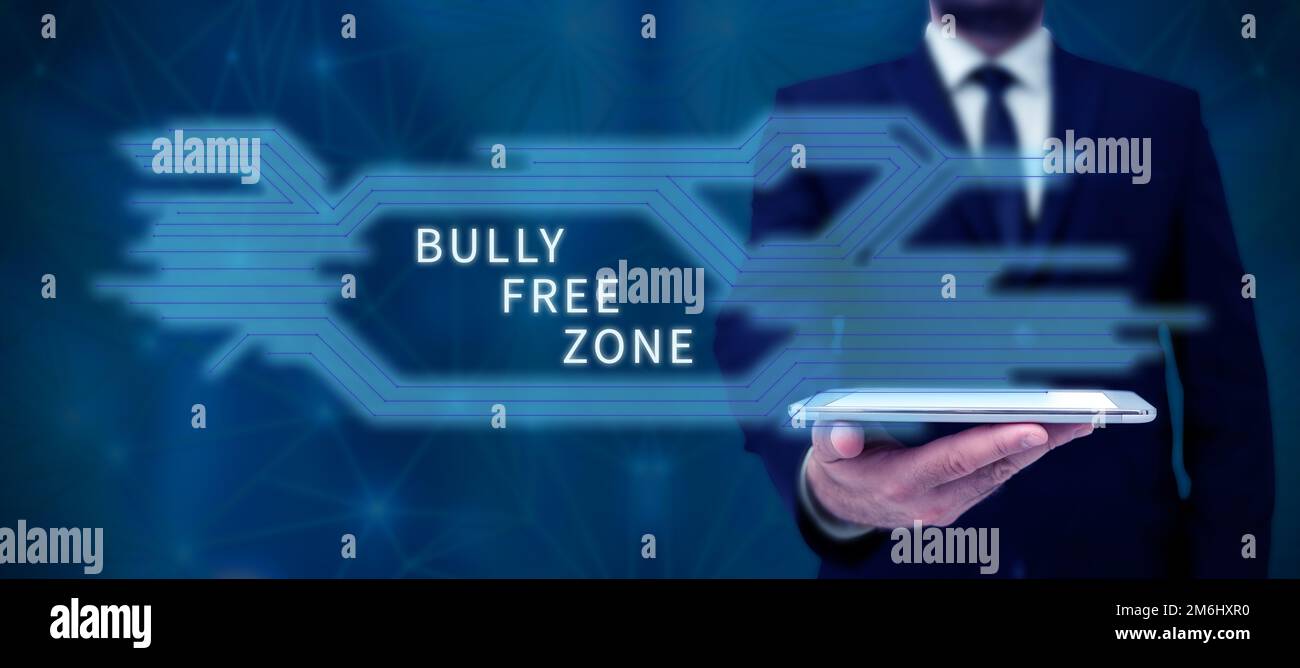 Affichage conceptuel zone libre Bully. Aperçu de l'entreprise il est