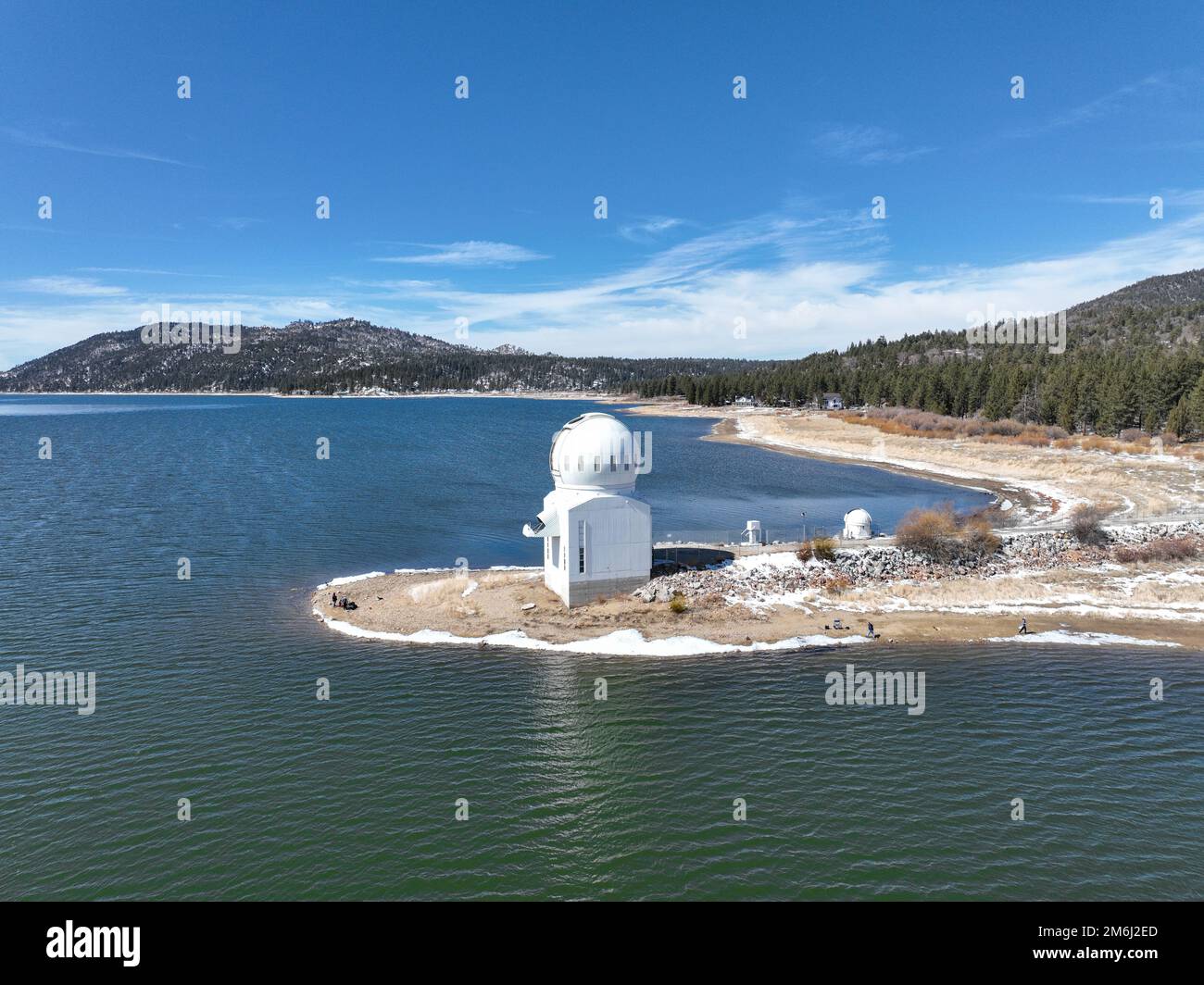 Observatoire solaire de Big Bear, Centre de recherche solaire terrestre Banque D'Images