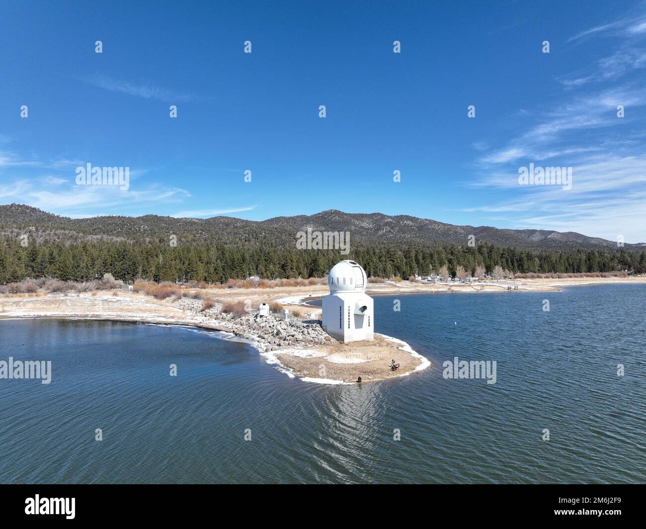 Observatoire solaire de Big Bear, Centre de recherche solaire terrestre Banque D'Images