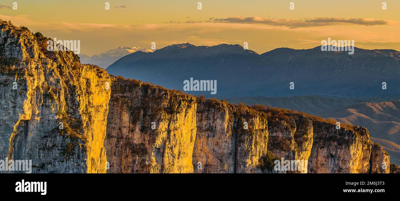 Beloi Viewpoint, Parc national Vikos, Grèce Banque D'Images