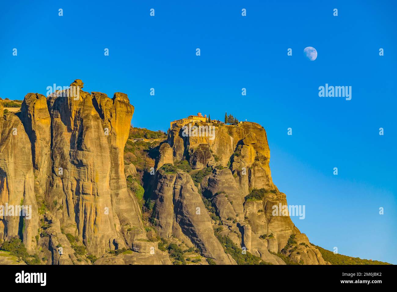 Monastères Meteora, Tesalia, Grèce Banque D'Images