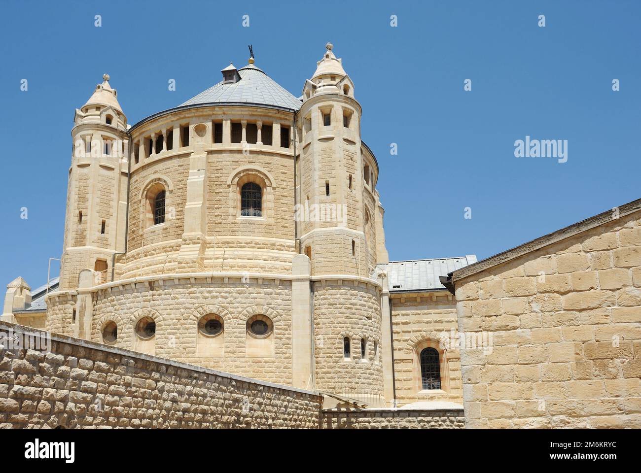 L'Abbaye de la Dormition sur le Mont Sion à Jérusalem Banque D'Images