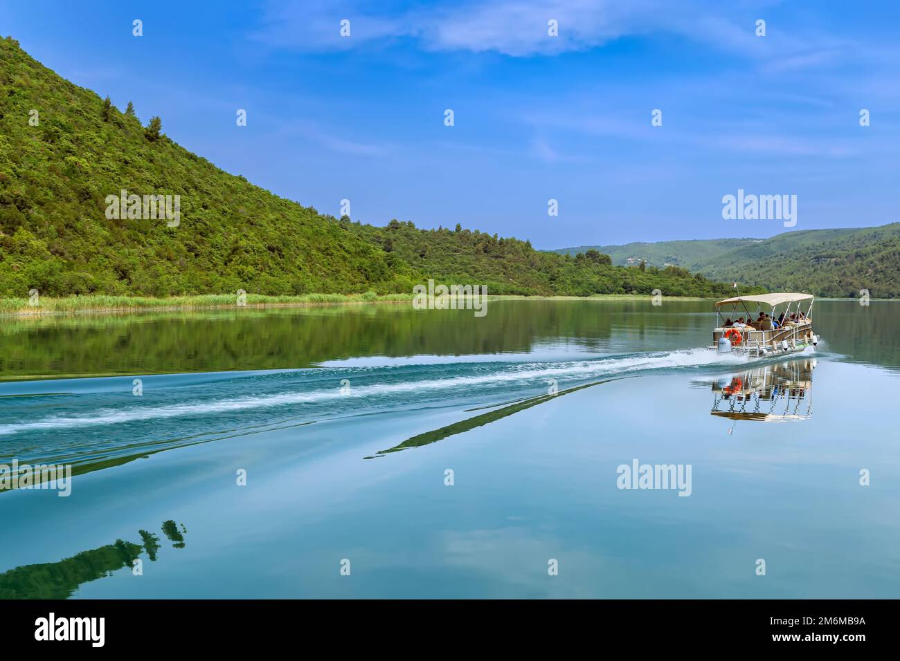 Le Parc National de Krka, Croatie Banque D'Images