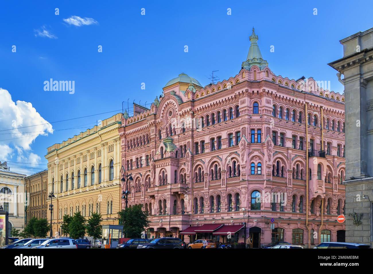 Maison rentable du bassin de l'architecte, Saint-Pétersbourg, Russie Banque D'Images