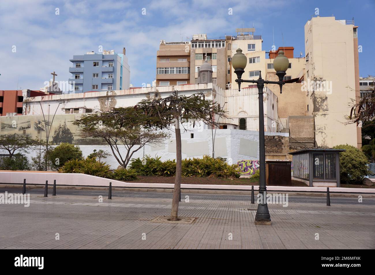 Paysage de rue de Las Palmas Banque D'Images