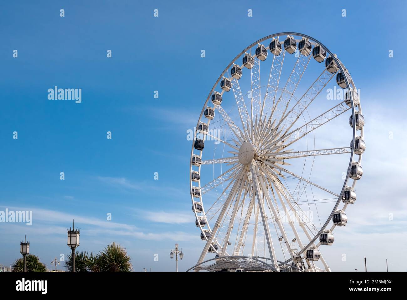 BRIGHTON, EAST SUSSEX, Royaume-Uni - JANVIER 27 : vue de la grande roue à Brighton le 27 janvier 2013 Banque D'Images BRIGHTON, EAST SUSSEX, Royaume-Uni - JANVIER 27 : vue de la grande roue à Brighton le 27 janvier 2013 Banque D'Images