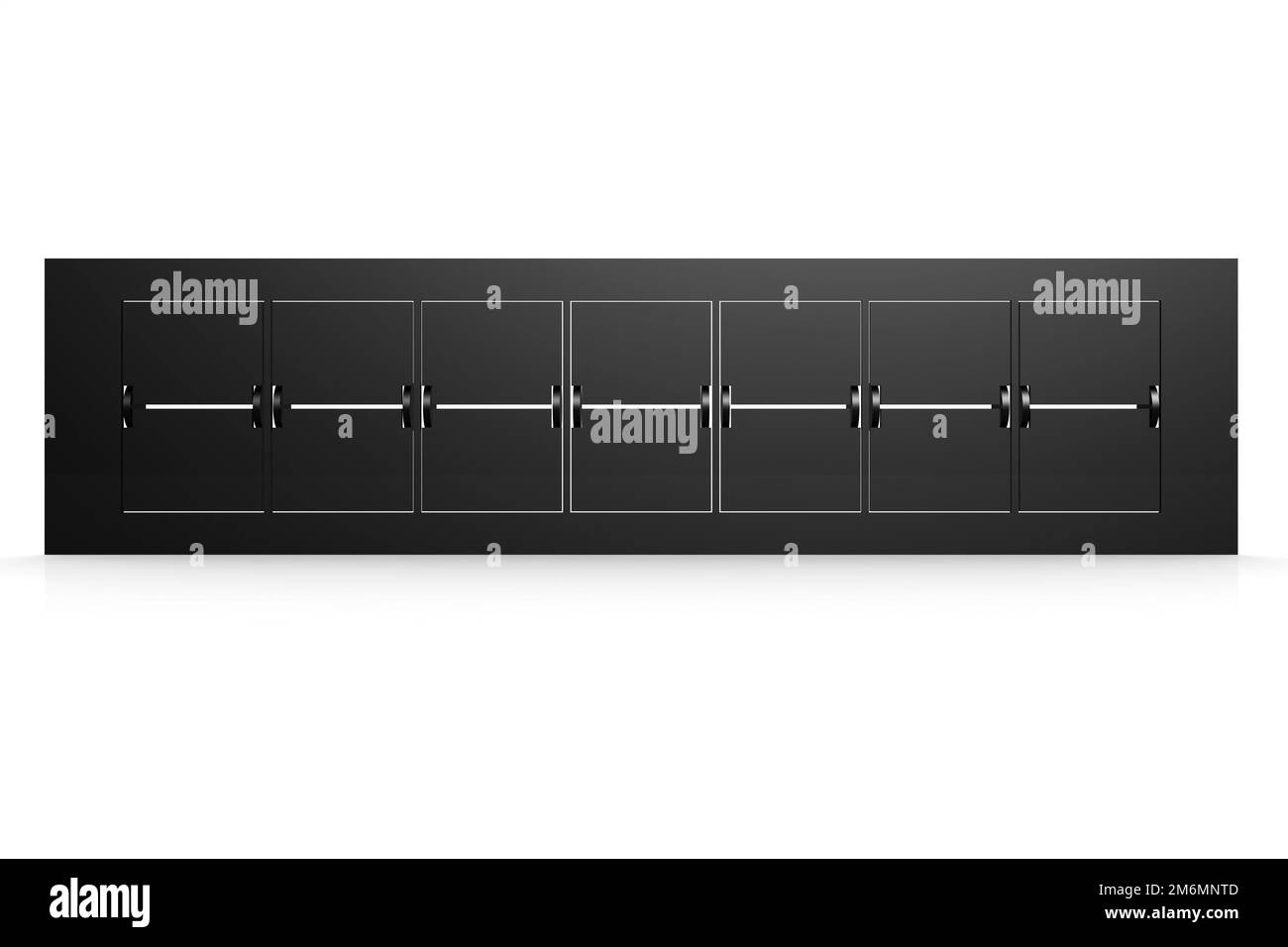 Affichage AirPort isolé sur blanc Banque D'Images