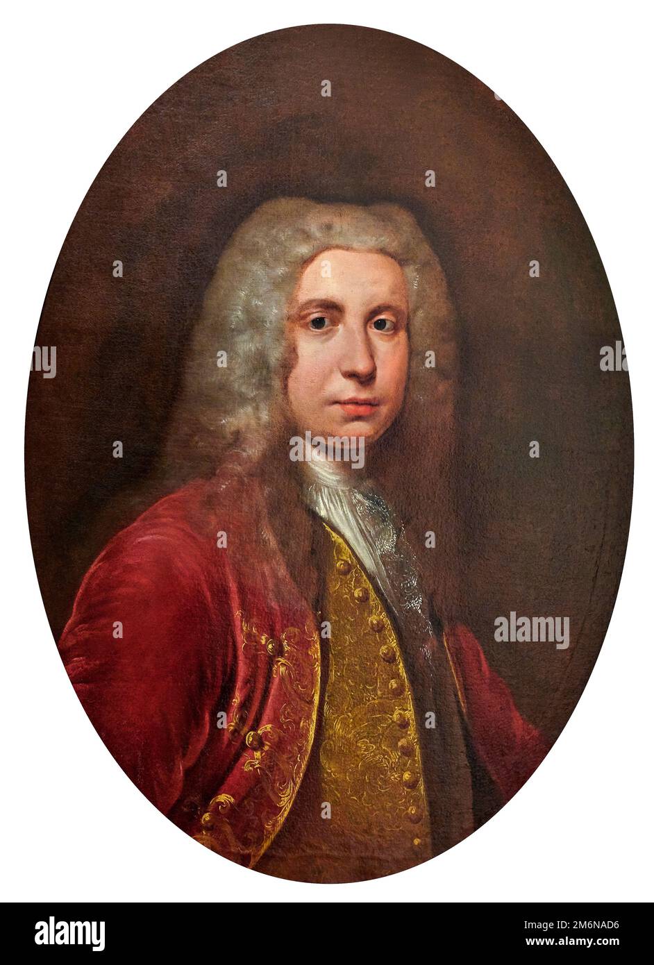 Ritratto di gentiluomo - olio su tela - Giacomo Ceruti detto Pitocchetto - 1750 - Milano, Pinacoteca del Castello Sforzesco Banque D'Images