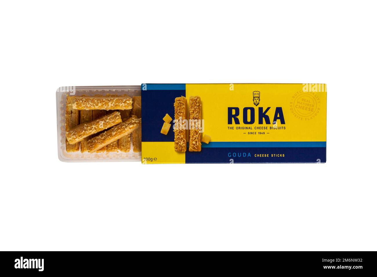 Boîte de bâtonnets de fromage Roka Gouda les biscuits au fromage ...