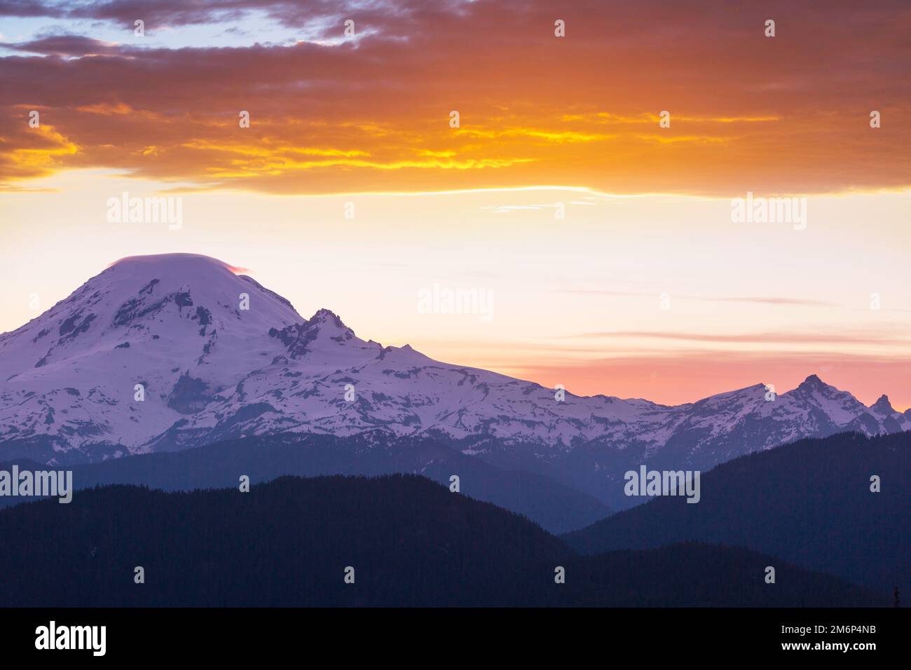 MT Rainier Banque D'Images