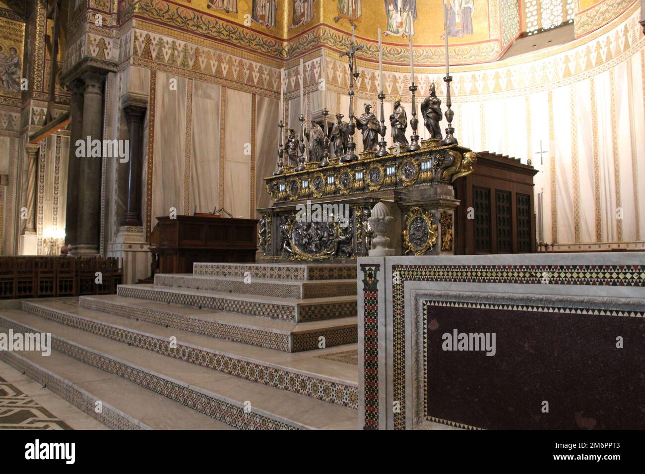 cathédrale de monreale en sicile (italie) Banque D'Images cathédrale de monreale en sicile (italie) Banque D'Images