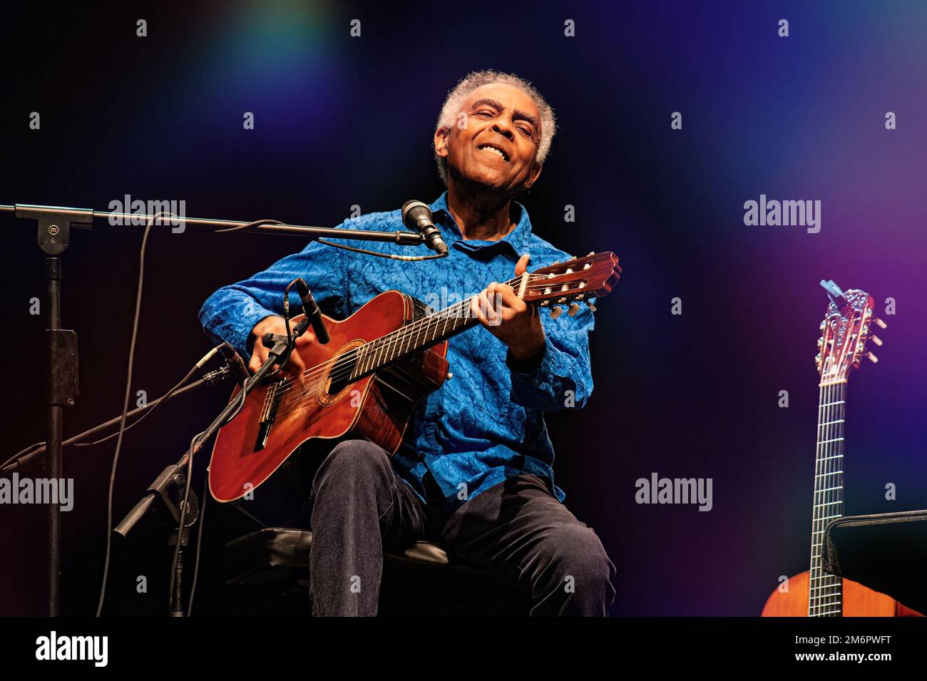 7 nov. 2014 - Padova, Italie: Gilberto Gil en concert acoustique au Gran Teatro Geox Padova, Italie Banque D'Images