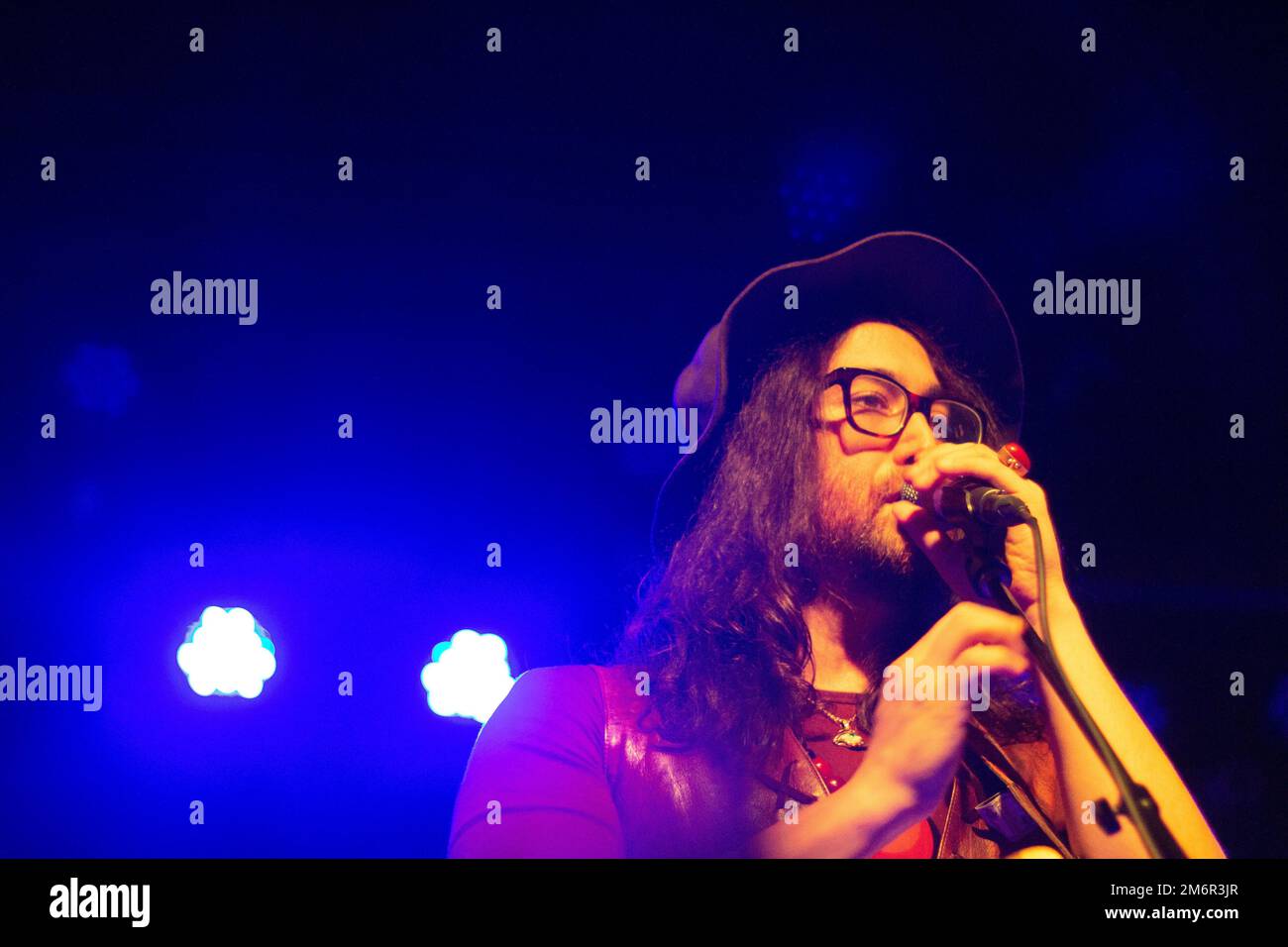 The Ghost of a Sabre Tooth Tiger - Sean Lennon en concert au Brooklyn Bowl Banque D'Images