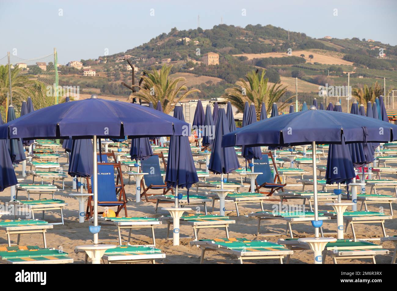 Paysage de plage en mer, Italie. Photo de haute qualité Banque D'Images