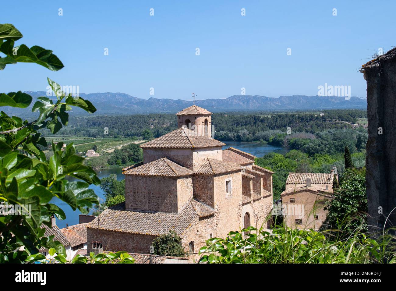 Ancienne église de Miravet à Ribera d'Ebre Catalogne espagne Banque D'Images