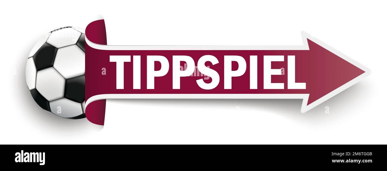 Tippspiel de football violet long Covert Arrow Banque D'Images