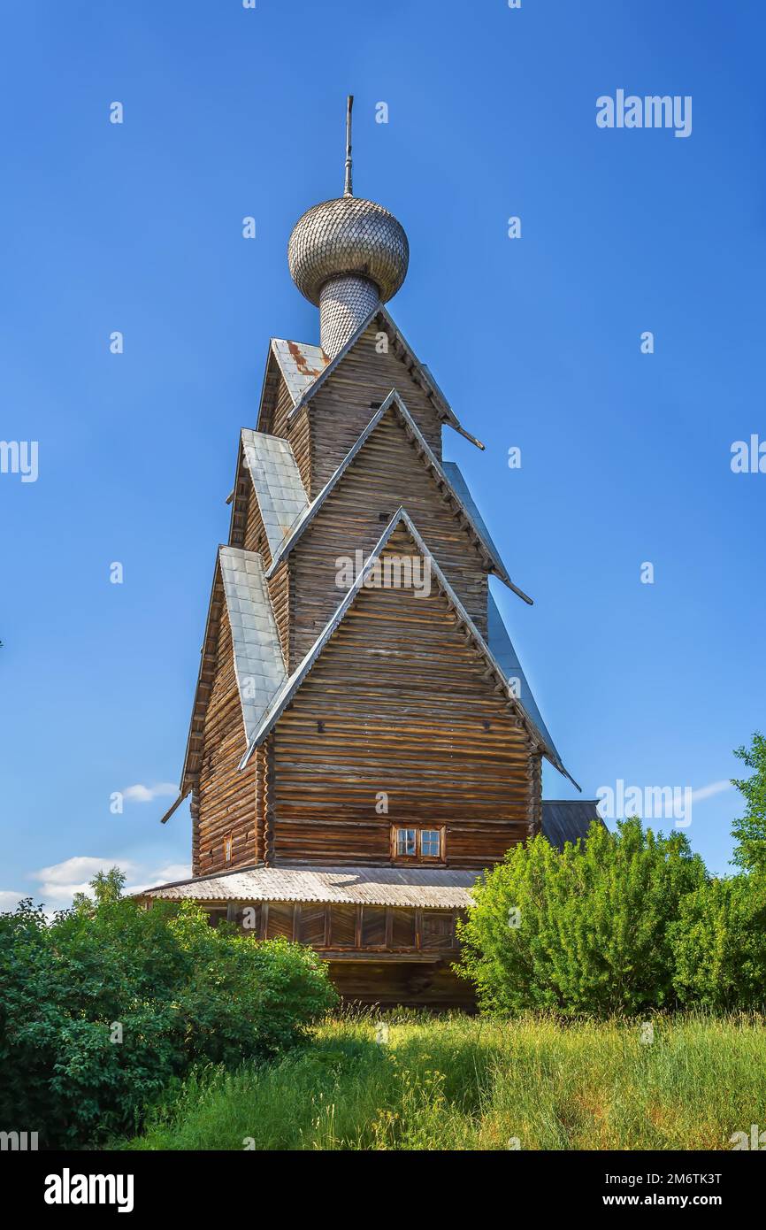 Église de Jean-Baptiste, Shirkovo, Russie Banque D'Images