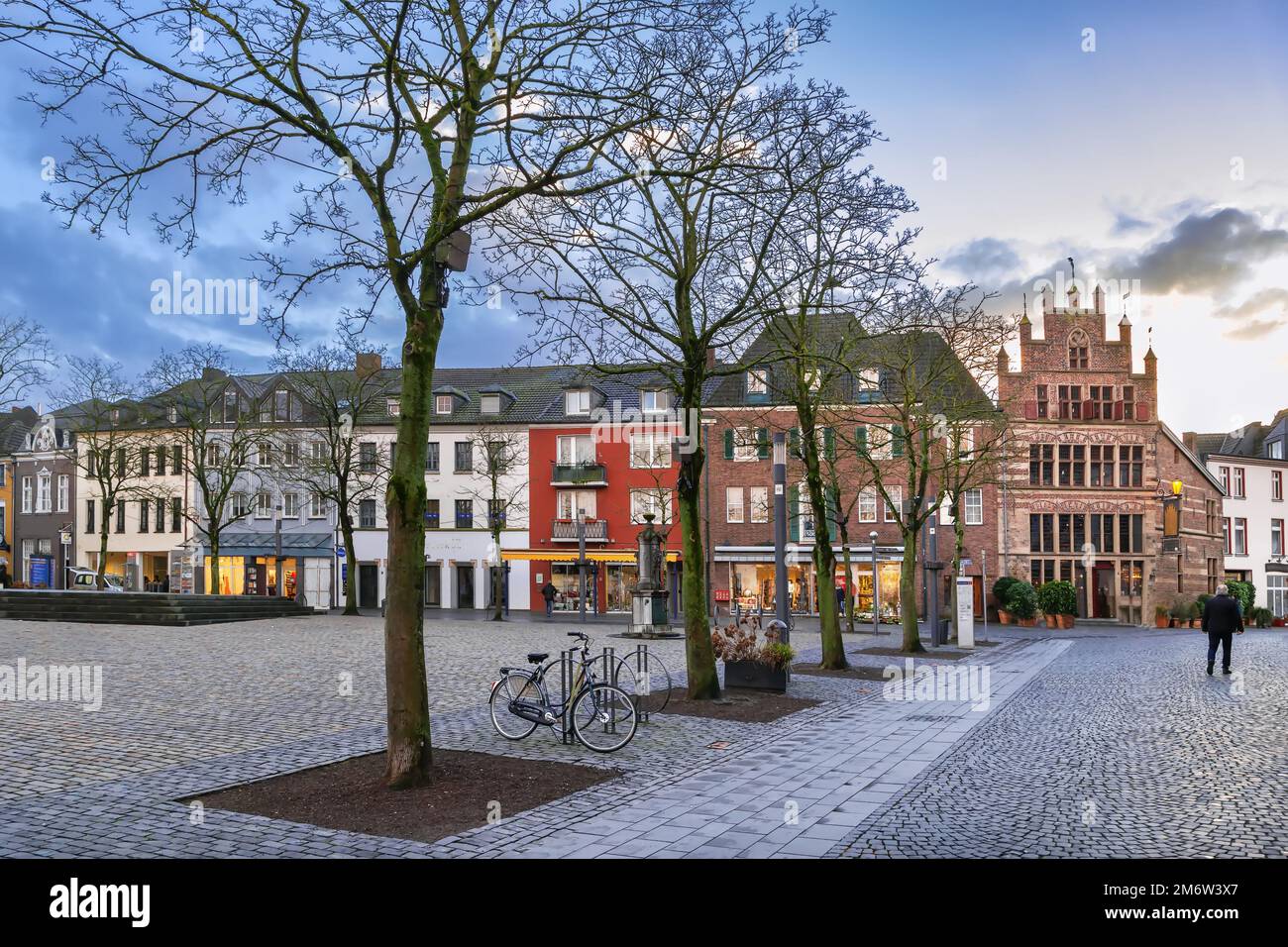 Place du marché Xanten, Allemagne Banque D'Images