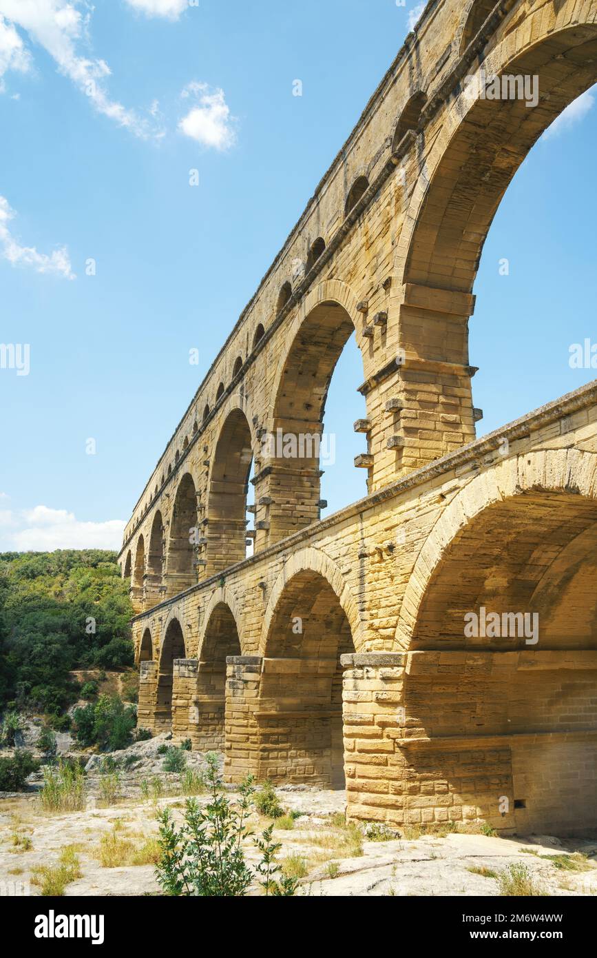 Pont du Gard France Banque D'Images