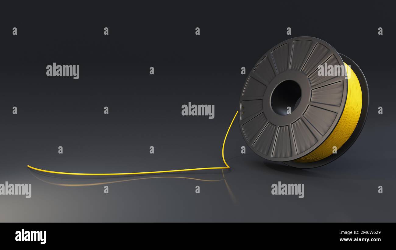 3D matériau du filament de l'imprimante Banque D'Images
