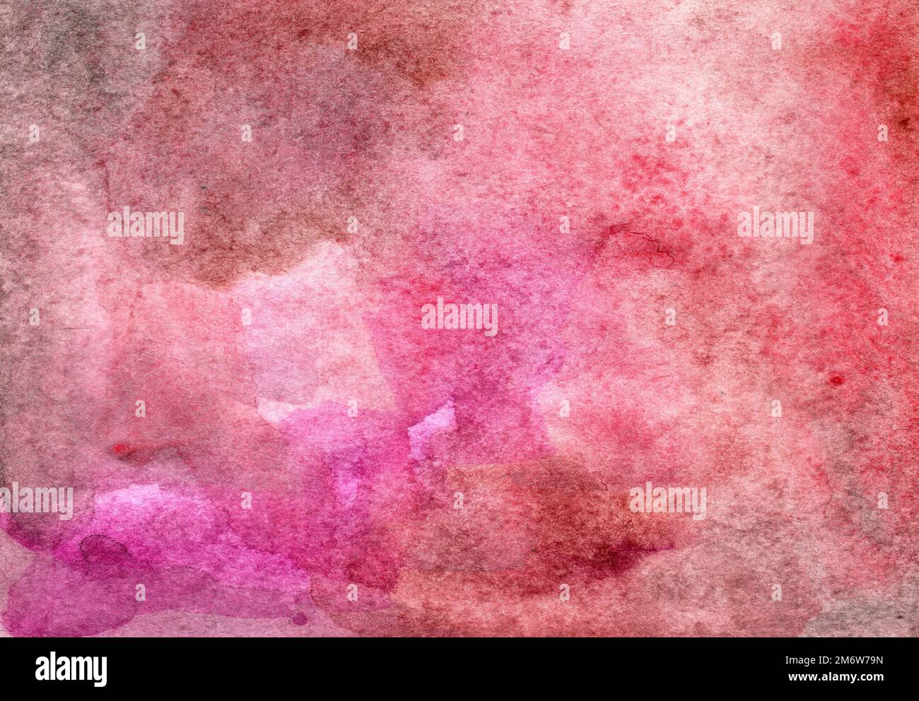 Arrière-plan aquarelle rose pâle dessiné à la main Banque D'Images