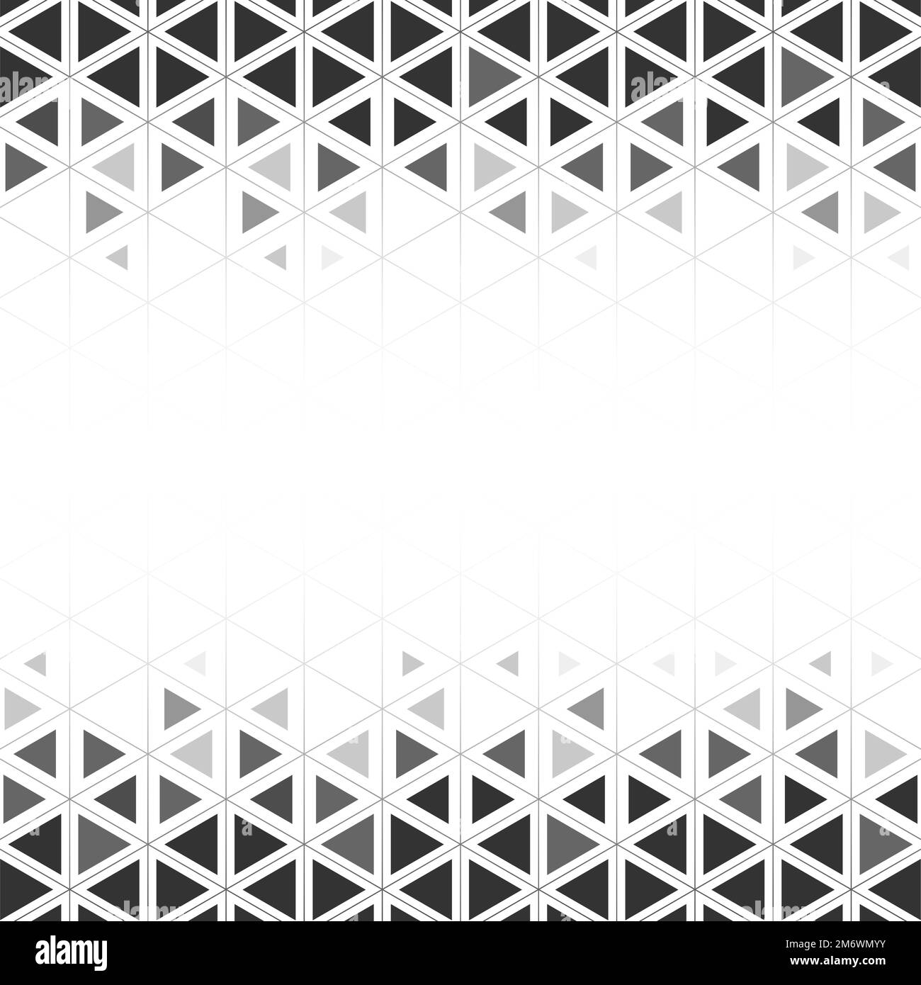 Triangle gris à motifs sur fond blanc Illustration de Vecteur