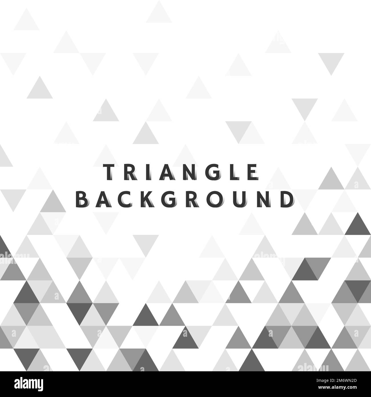 Triangle gris à motifs sur fond blanc Illustration de Vecteur