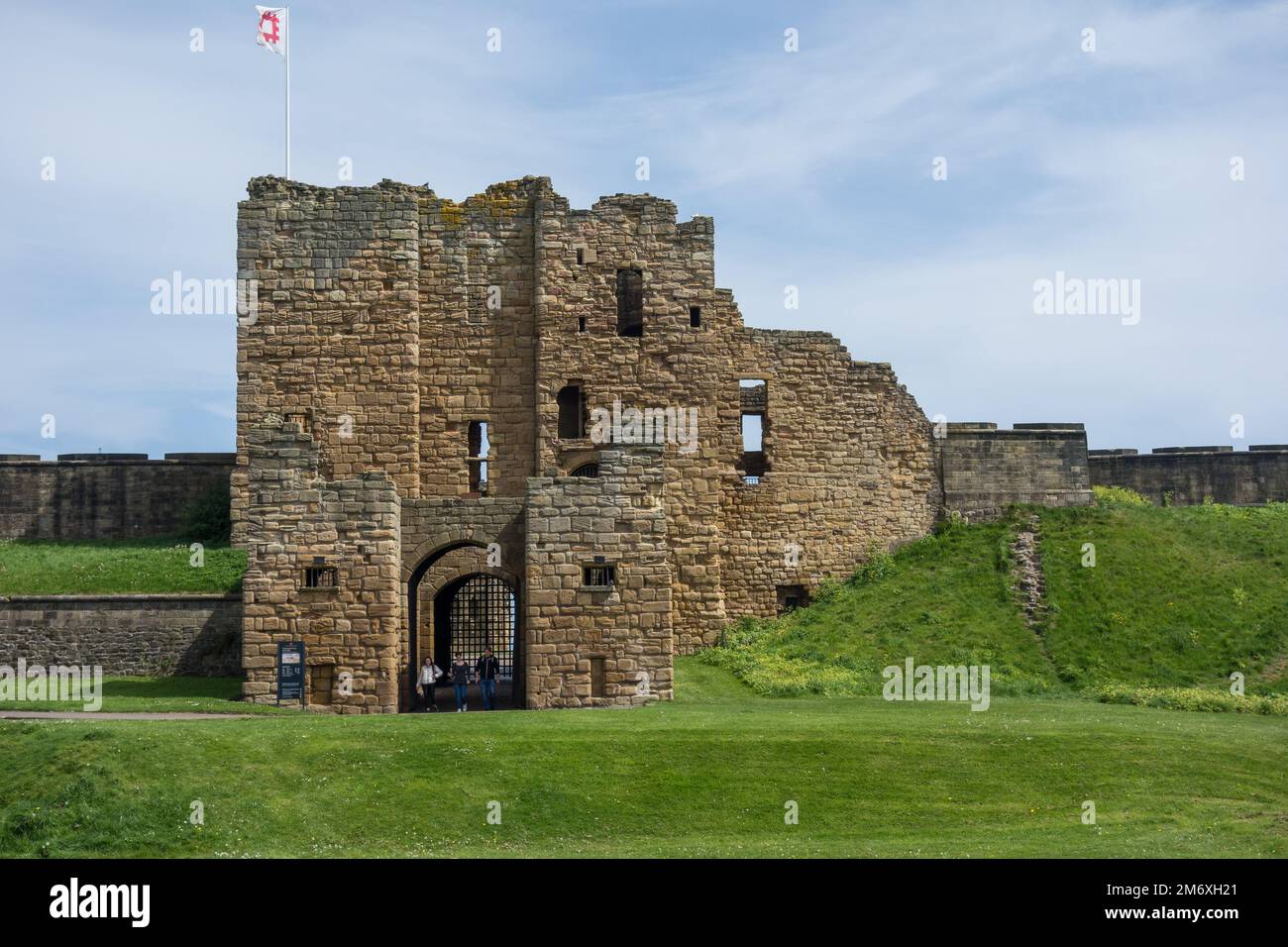 Newcastle au nord de la mer en angleterre Banque D'Images