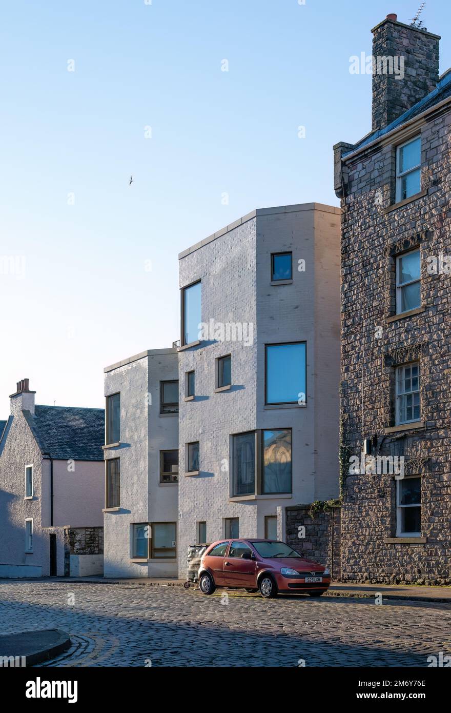 Édimbourg, Écosse, Royaume-Uni - logement de Simon Square par Fraser / Livingstone Architects Banque D'Images