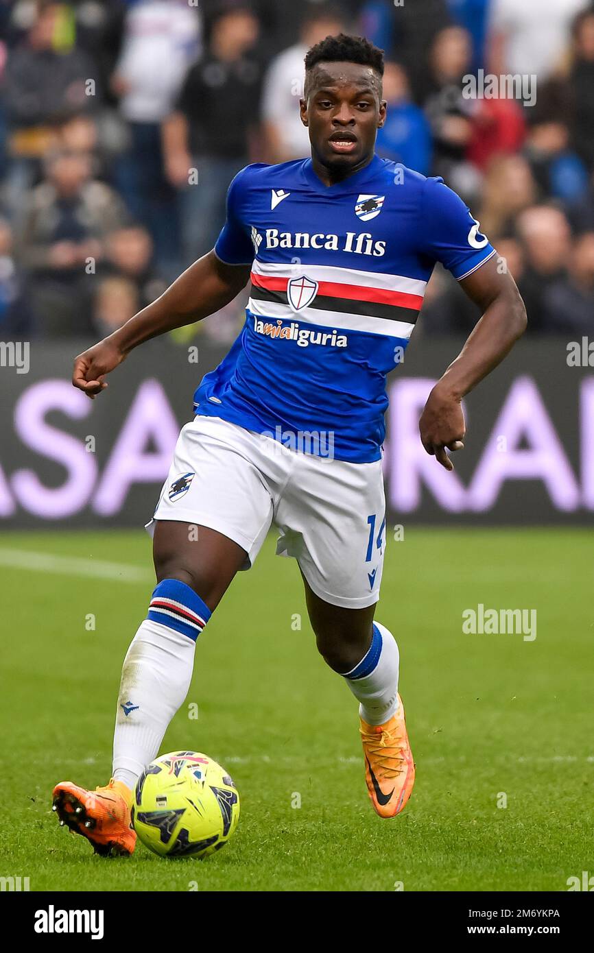 Ronaldo Vieira de UC Sampdoria en action pendant la série Un match de football entre US Sassuolo et UC Sampdoria au stade Citta del Tricolor à Regg Banque D'Images