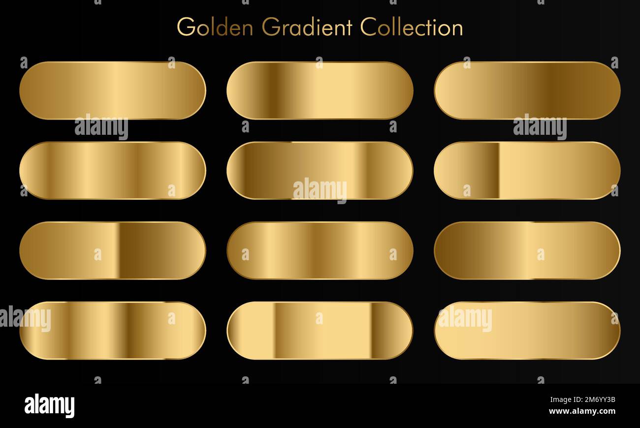 Immense collection de nuances d'or en arrière-plan. Texture d'arrière-plan dorée. Illustration vectorielle Illustration de Vecteur