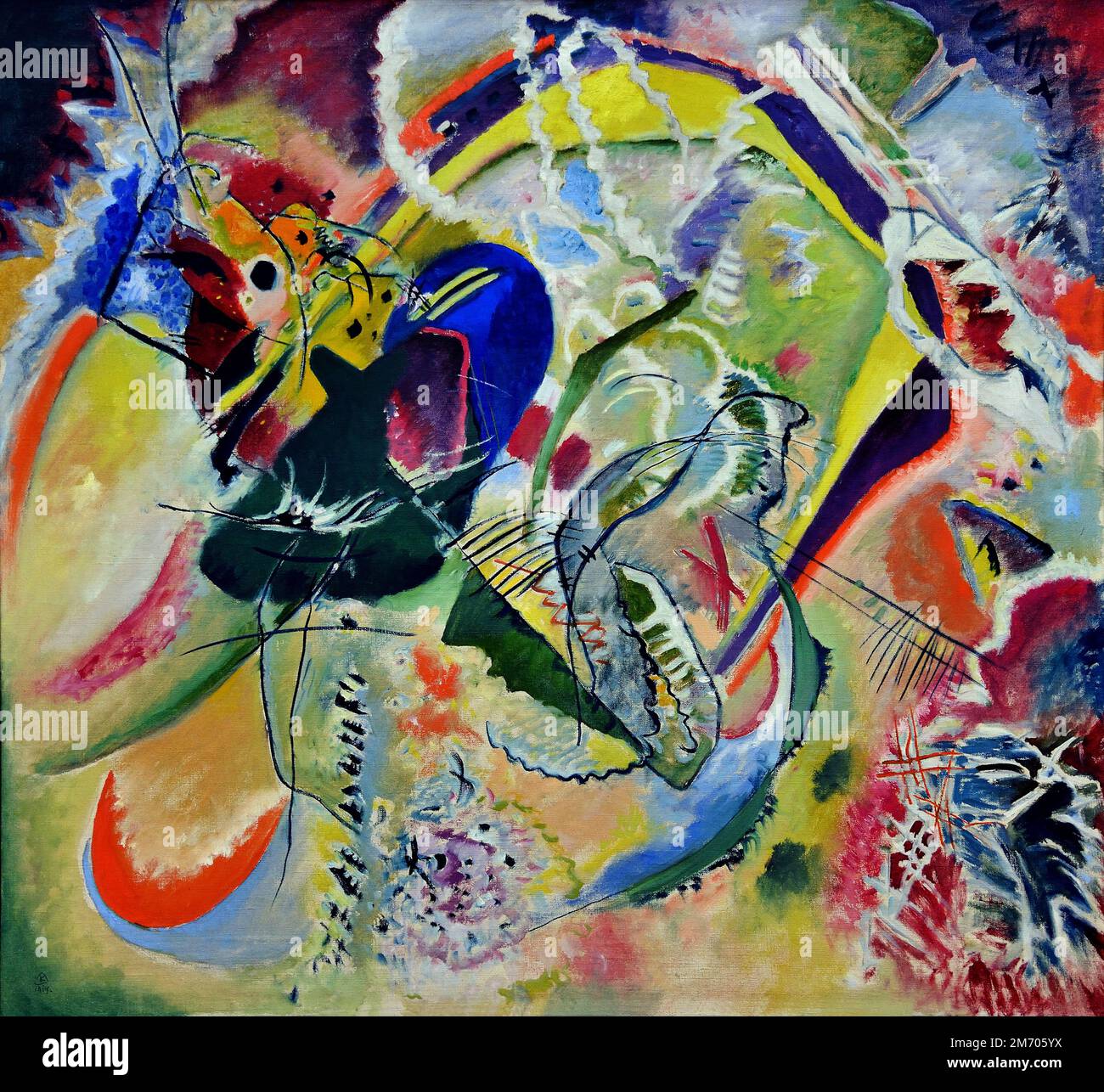Improvisation 1914 Wassily Kandinsky 1866-1944 Russie Fédération de Russie Banque D'Images